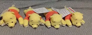 곰돌이 푸 어깨 봉제 인형 4개 세트