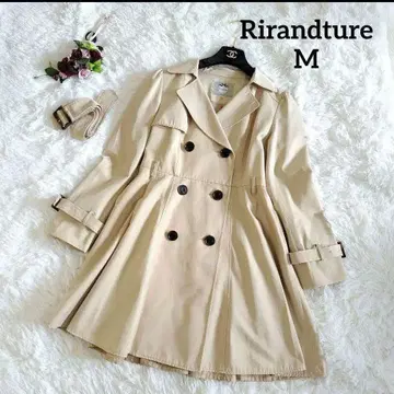 컨디션 최상 Rirandture 트렌치코트 베이지 M 벨트 귀여움