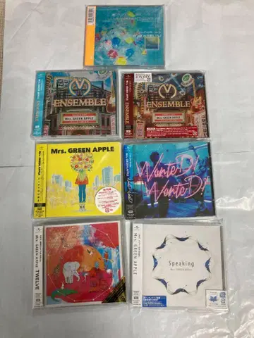 Mrs.GREEN APPLE 최초 한정 CD 세트 7매