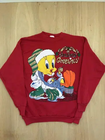 [ 90s ] 루니툰 Tweety 빈티지 맨투맨
