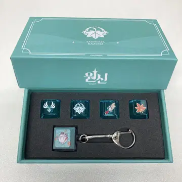 1원신 카에데하라 카즈하 키캡 키링 한국 PC 라운지