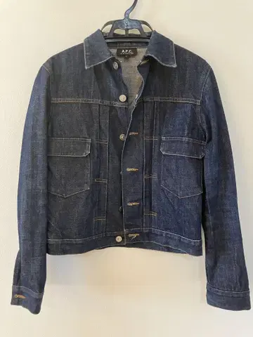 A.P.C. 다크 데님 자켓 S