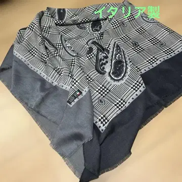 이탈리아제 페이즐리 무늬 스톨 대형 폴리에스테르
