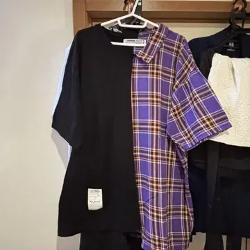 LEGENDA 비대칭 도킹 티셔츠