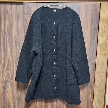 빅 사이즈 L-3L 보아 코트