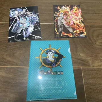 죠죠의 기묘한 모험 폴나레프 & 아브돌 엽서 사이즈 카드 & 클리어 파일