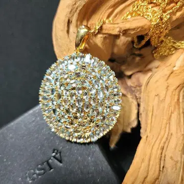 블루 토파즈 펜던트 탑 'La brillante' TO 약 24.00ct