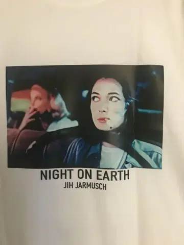 NIGHT ON EARTH 영화 티셔츠 짐 자무슈 위노나 라이더