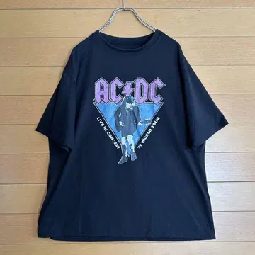 AC/DC 79 WORLD TOUR 티셔츠 밴딩 티셔츠 밴딩 티셔츠