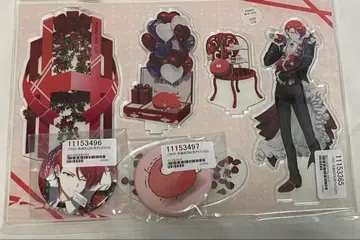 2대째 빨간색 2025년 생일 아크릴 디오라마 캔뱃지 세트
