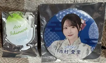 이치무라 아이리 HKT48 캡슐 복권 네임 키링, 캔뱃지 세트