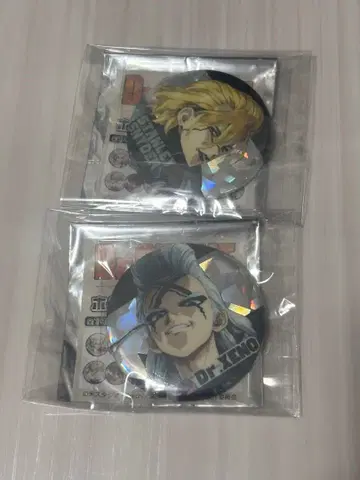 Dr.STONE 홀로그램 캔뱃지 닥터스톤 제노 스탠리