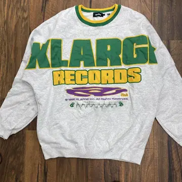 XLARGE 맨투맨 자수 L 그레이 타24