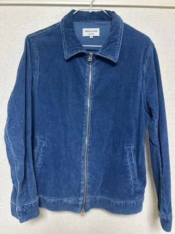 구제 의류 freaks store 코듀로이 자켓 블루 M 사이즈