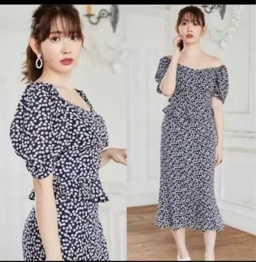 [ Herlipto ] 체리 셋업 네이비 M