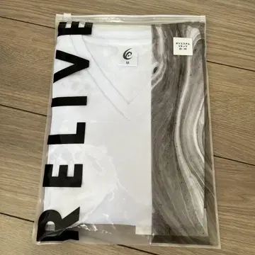 RELIVE V넥 화이트 M 사이즈