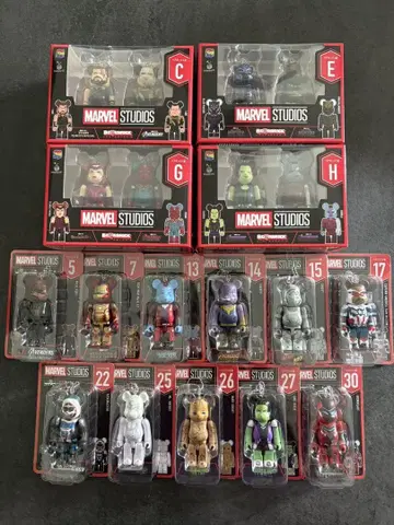 마블 페어브릭 MARVEL 베어브릭 묶음 판매
