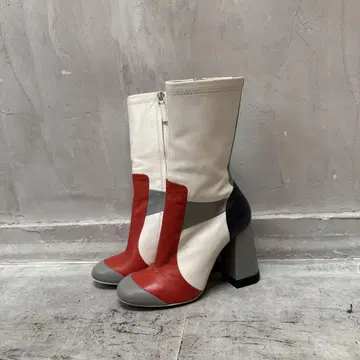 JIL SANDER made in ITALY 가죽 부츠 36