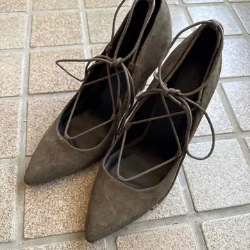 레이스업 하이힐