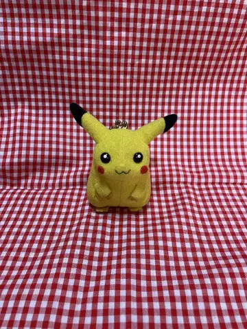 피카츄 마스코트 키링 봉제 인형 당시 물건 TOMY