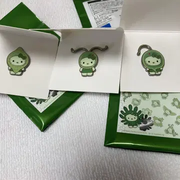 오사카 만박 모키티 핑 배지 3개 Hello Kitty 일본관