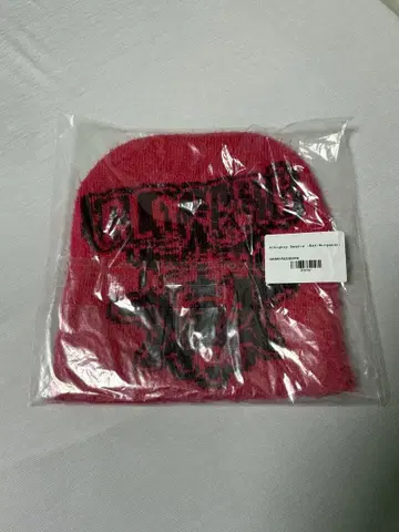 정품 glo gang 비니 Almighty Beanie Red