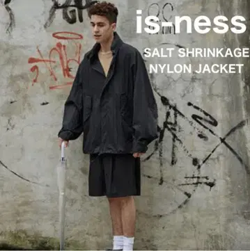 is-ness SALT SHRINKAGE NYLON JACKET