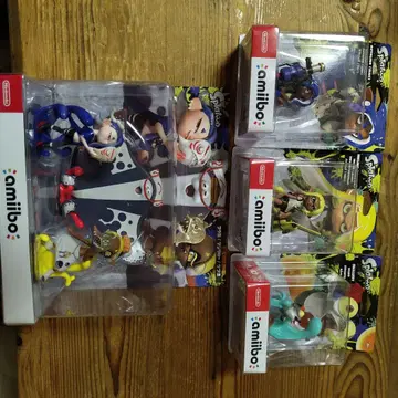 미개봉 새상품 amiibo 스프라툰 시리즈 4종 세트