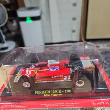 Ferrari 126CK 1981 Gilles Villeneuve1/43