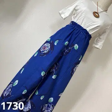 유카타 리메이크 1730 유카타 옷감 와이드 팬츠