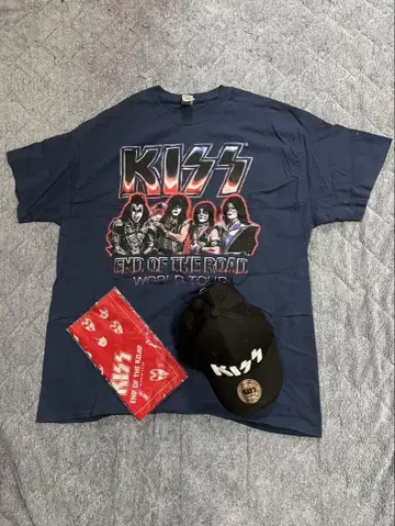 KISS 2019 END OF THE ROAD 투어 T셔츠 캡