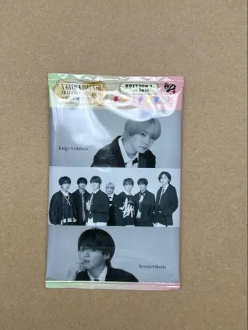 나니와단시 오하시 카즈야 니시하타 다이고 트레이딩 카드 팩