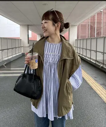 차오패닉 티피 시어 나일론 스탠드넥 자켓 마운틴