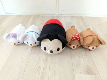 디즈니 썸썸 봉제 인형 묶음 판매 LINE 썸썸 미키 미니
