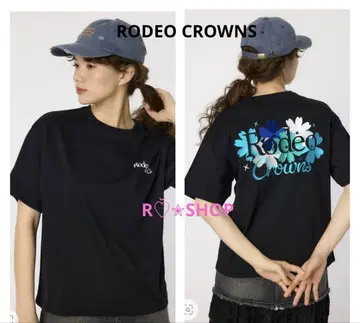 로데오 크라운 Flower Logo Embroidery 티셔츠 M