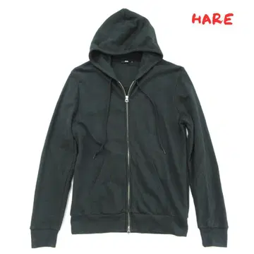 [ HARE ] 하레 풀 집업 후드티 다크 그린 0189