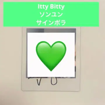 n.SSign 송윤 사인 포함 폴라로이드 Itty Bitty