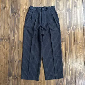 gu 스트라이프 슬랙스 24ss y2k city