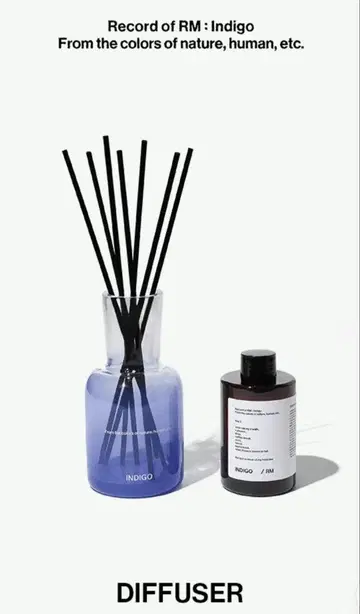미사용 새상품 BTS RM INDIGO DIFFUSER 디퓨저
