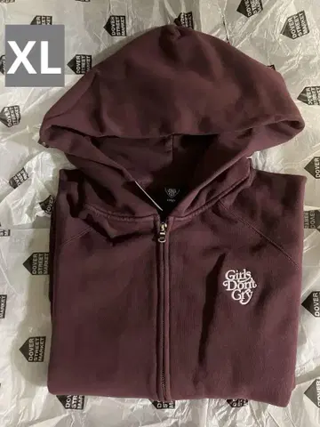 DSML GIRLS DON'T CRY Logo Zip Hoodie XL