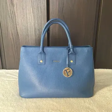 FURLA 백 A4 핸드백 출퇴근 가방 훌라 네이비 블루