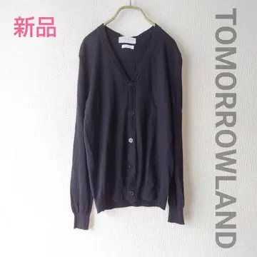새상품 TOMORROWLAND V넥 가디건 블랙 투모로우랜드 트리코