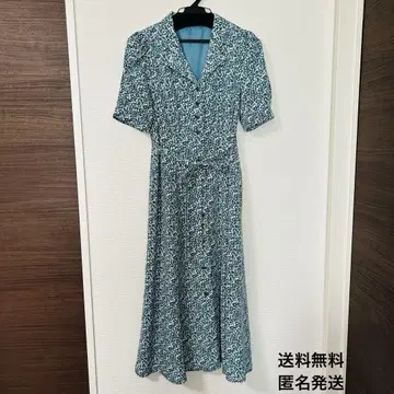 리랜드트루 꽃무늬 원피스 레트로