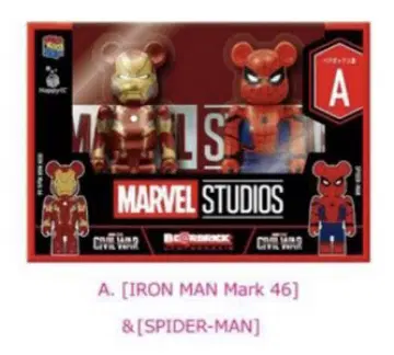 BE@RBRICK MARVEL 스파이더맨 아이언맨