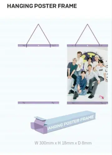 BTS MARCH #4 HANGINGPOSTER FRAME