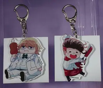 (미사용) 슈퍼 단간론파 2 토가미 뱌쿠야 하나무라 테루테루 아크릴 키링
