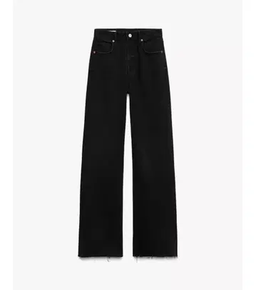 ZARA 하이웨스트 와이드 레그 풀렝스