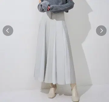이소재 도킹 슈퍼 하이웨스트 스커트 롱 스커트