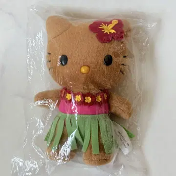 초레어 하와이 한정판 2010년 헬로키티 봉제 인형 일광화상 키티 갸루
