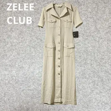 ZELEE CLUB 베이지 셔츠 원피스